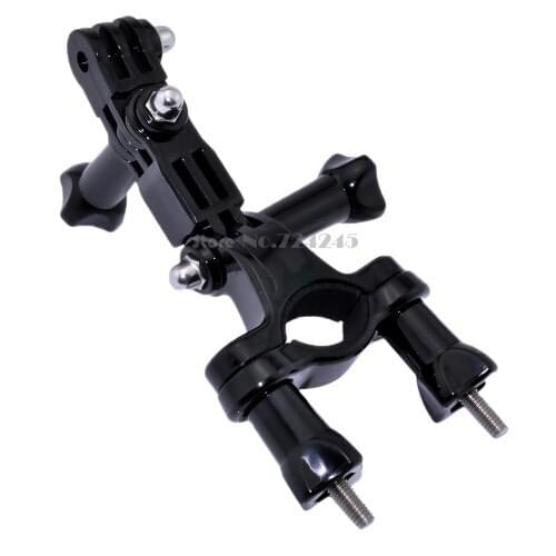 Gopro accessories Motorcycle Bike Handlebar Seatpost Pole Mount + 3 Ways Pivot Arm For gopro Hero 3