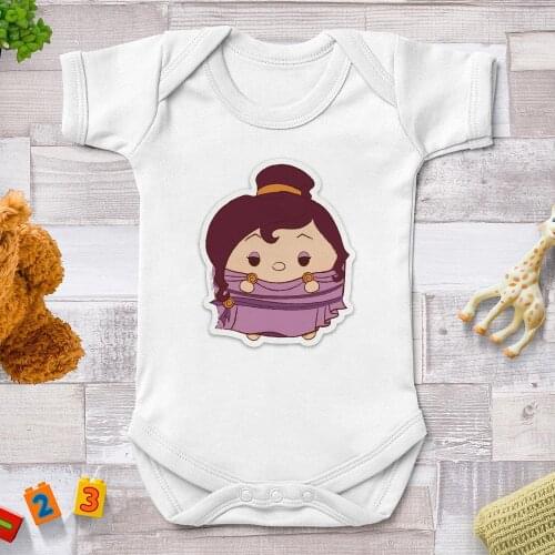 Fat Disney Cartoon Printed Funny Baby Rompers Newborn Summer Jumpsuits Harajuku 0-24m Baby Girl Bodysuits Baby Boy Outfits
