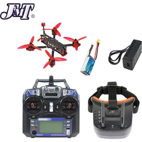 JMT RTF Three210 V2 RC FPV Racing Drone Quadcopter with Betaflight F4 Pro V2 Flight Controller Foxeer Razer Micro 1200TVL Camera