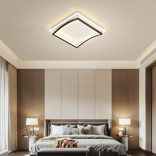 Minimalist modern led ceiling lights for living room bedroom studyroom led lights Ceiling Lamp Gold/Black Ceiling light 90-260V