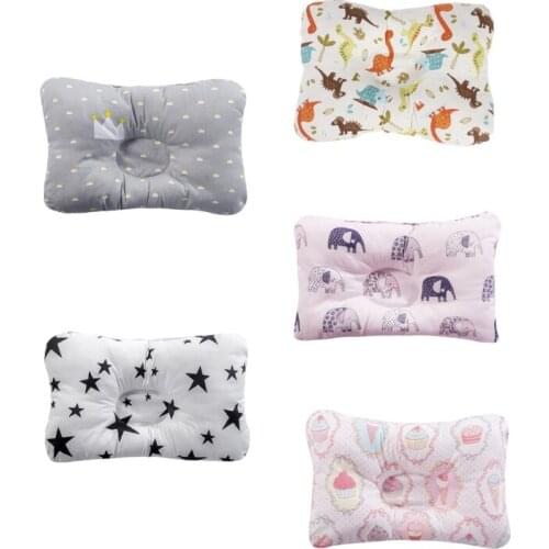 Cartoon Baby Head Shaping Pillow Prevent Flat Head Nursing Pillow Sleep Support Concave Head Positioning Cushion