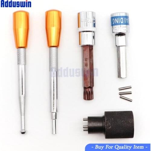 6PCS diesel common rail injector nozzle disassemble tool kits for BOSSCH DENSSO, common rail injector repair tool