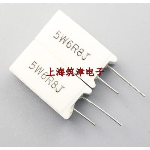 New 10pcs/lot 5W6R8J 5% Cement resistance