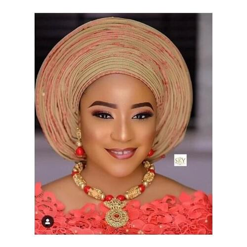 Charming African Bead Jewelry Sets Pendnat Necklace Earrings Set Indian Bride Gift for Female Wedding AJS003