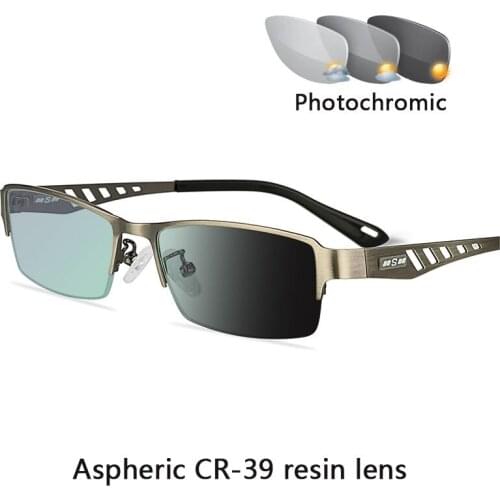 Mens Eyeglasses Sun Transition Photochromic Reading Glasses Men Women Hyperopia diopters Presbyopia Glass +0.25 +1.0 +1.5 +2.0