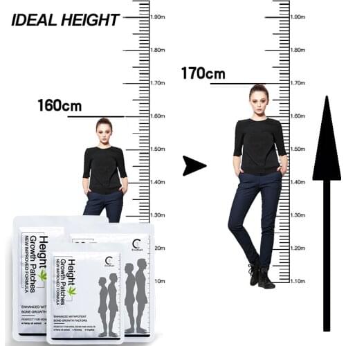 GPGP Greenpeople Body Height Enhancer Patch Growtaller plaster Patch in Foot Increase Height Growth Foot Patch
