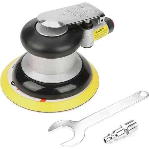 Air Sander AT-780 4" Air Random Orbital Sander Round Polisher Pneumatic Hand Sanding Tool Air Sanders Dropshipping New