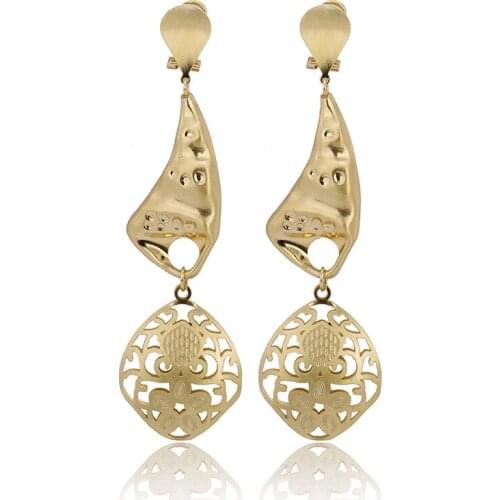 Earrings with stone Crystal Tassel exaggeration earrings ladies temperament long Short section of high-quality jewelry