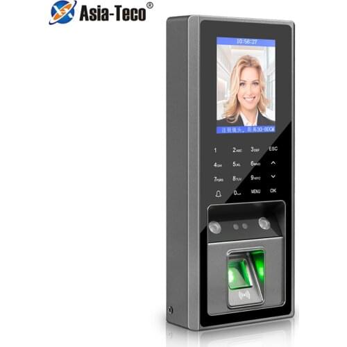2.8inch 300 Face Recognition 3000 Fingerprint Capacity with 125Khz RFID Card Access Control Time attendance for Door Lock System