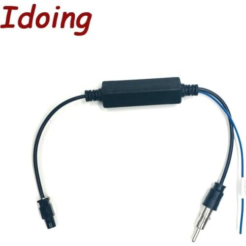 Idoing For Universal 12V Auto Car Radio FM Antenna Signal Amp Amplifier Booster For Marine Car Vehicle Boat 330mm FM Amplifier