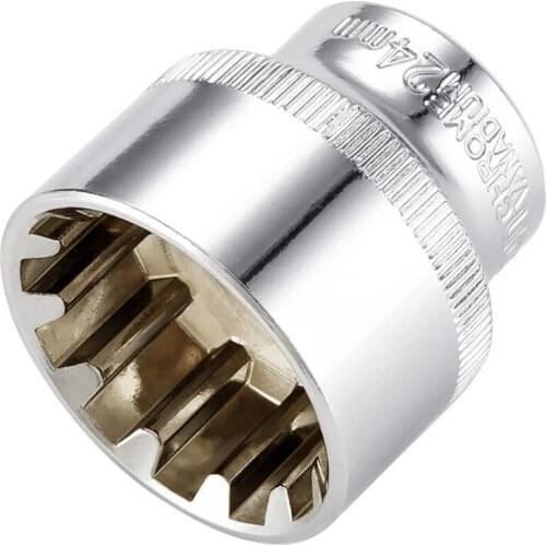 3/8" 6-24mm Universal 12 Tooth Socket Wrench Head Inner Hexagon Spanner Allen Head Auto Repair Tools