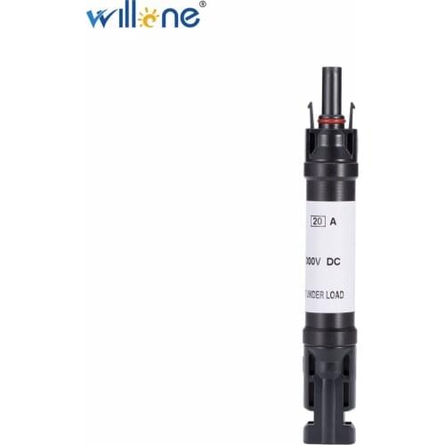 Willone 2 cps free shipping IP67 solar Fuse Connector,20A fuse Used For Solar Module Parallel Connection