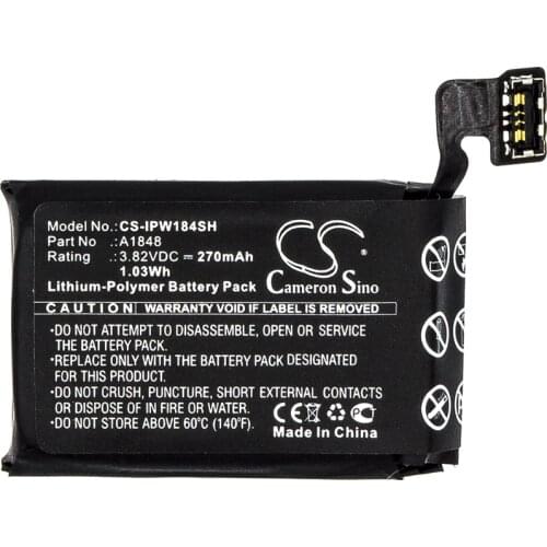 Cameron Sino 270mAh Battery For Apple A1889 GSRF-MQJQ2LL/A MQJN2LL/A,MR352LL/A MRQE2LL/A Watch Series 3 38mm