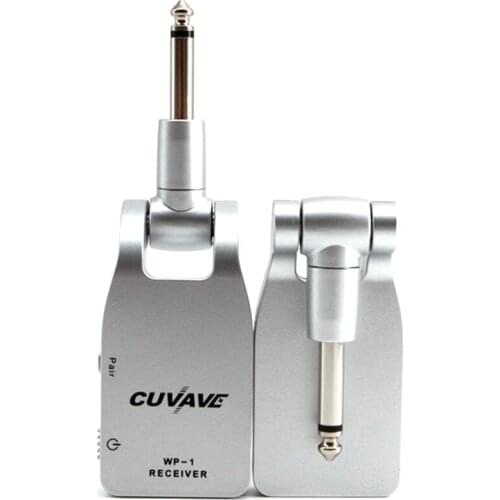 Cuvave Wp-1 2.4G Wireless Guitar System Transmitter & Receiver Built-in Rechargeable Lithium Wireless Pickup