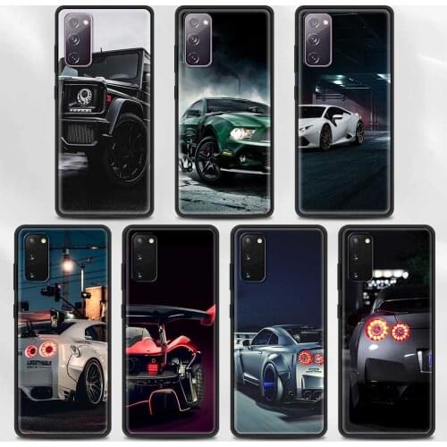 Sports Cars Male Men Phone Case For Samsung Galaxy S21 Ultra S20 S10 S9 Plus S10Lite S10e S20FE Cover Black Shell Soft Funda