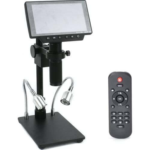 SONY Sensor FHD 1080P 4K Zoom 300X HDMI USB WIFI Digital Video Microscope Camera Electric Micsroscopio Magnifier For PCB Repair