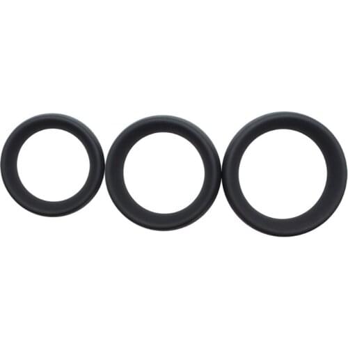 3 Rings Beauty Molly Superior Silicon Penis Cock Ring Set Rings Erection Enhancing c-Ring for Men Adult Sex Toys