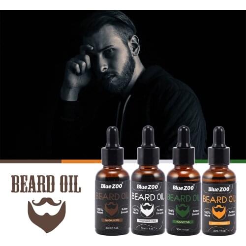 Men Moustache Cream Beard Oil Kit Beard Wax balm Hair Loss Products Leave-In Conditioner for Groomed Beard Growth TSLM2