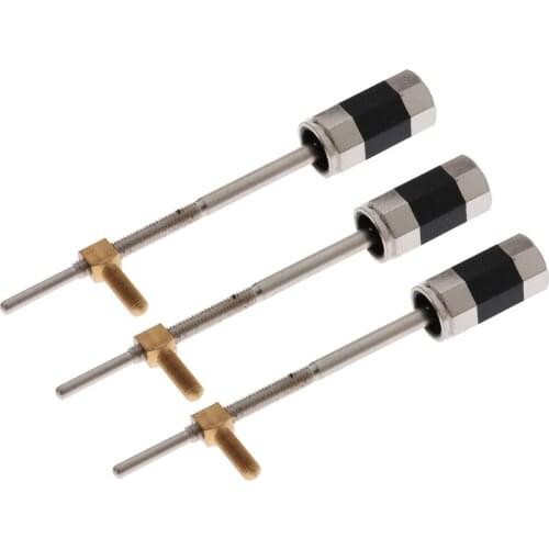 Durable 3pcs Bass Bow Frog Mount Screws DIY for French Style Double Bass Parts