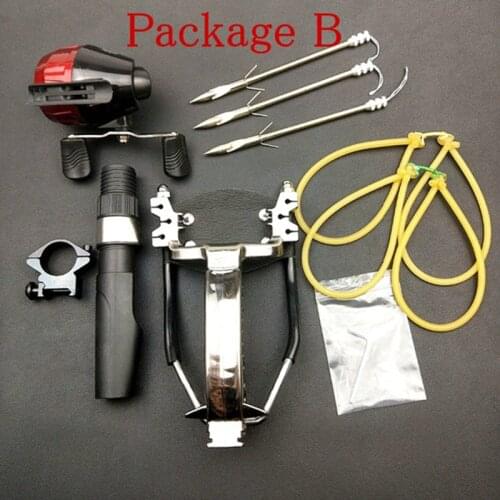 Professional Fishing Slingshot Set Powerful Shooting Catapult Hunting Outdoor Launcher or Fishing Hunting Accurate Shooting
