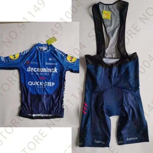 Quick Step 2021 Cycling Jersey Premium Fabric Mens Short Sleeve Road Bike Shirt Wear Suit Bicycle Shorts MTB Maillot Culotte