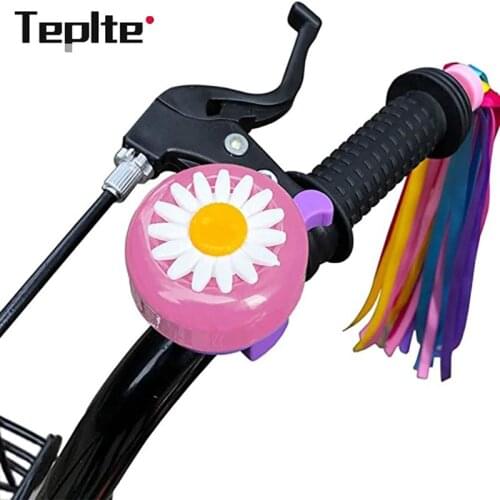 Multi-color Kids Funny Bicycle Bell Daisy Flower Horns Bike Children Girls Cycling Ring Alarm For Handlebars Alloy Plastics Hot