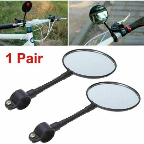 Adjustable Bike Bicycle Cycling MTB Mirror Handlebar Quality Bike Bicycle Handlebar Flexible Rear Back View Rearview Mirror