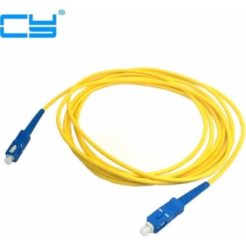 SC to SC Fiber Patch Cord Jumper Cable SM Simplex Single Mode Optic for Network 1m 2m 3m 5m 10m 25m 45m 30m 50m 10ft 16ft 33ft