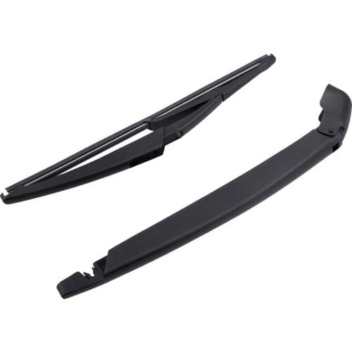 Black Car Rear Windshield Windscreen Wiper Arm & Blade Fit for Fiat 500 500X Ford KA Mk2 Hatchback 2014 Accessories