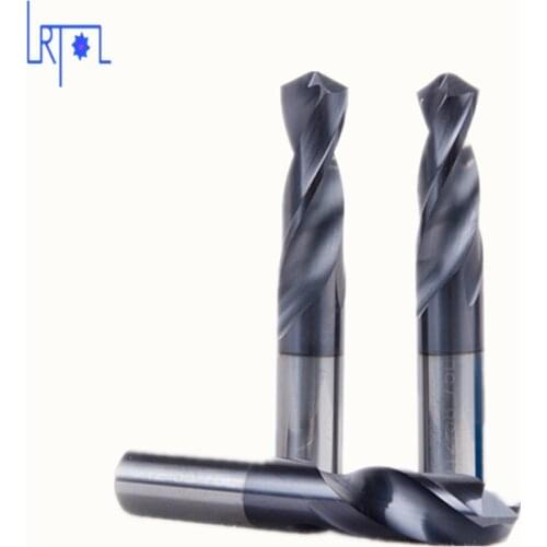 Micro grain solid Tungsten carbide CNC Twist Drill Bits HRC55,Carbide Drill bits For Metal working Machine Center Drill Bits