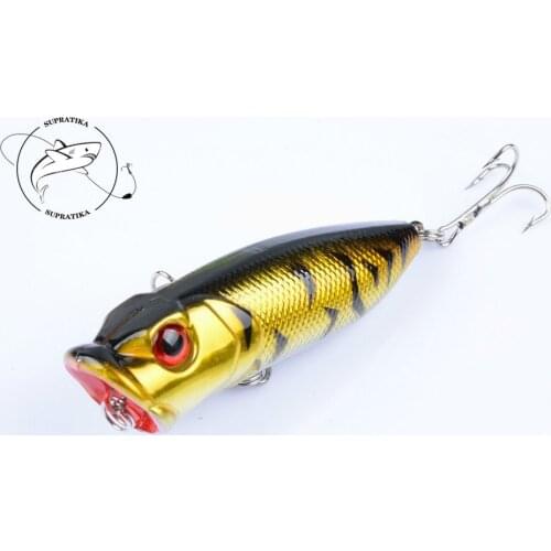 1Piece 6.5cm 11.8g Wobblers Crankbait Popper Fishing Lure Baits Artificial Hard Bait For Sea River Fishing Tackle Pesca