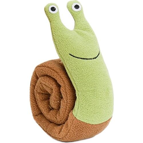 Magic Snail Pet Plush Toy Smelling IQ Educational Supplies Molar Teeth Leakage Training To Relieve Boredom Dog Toy