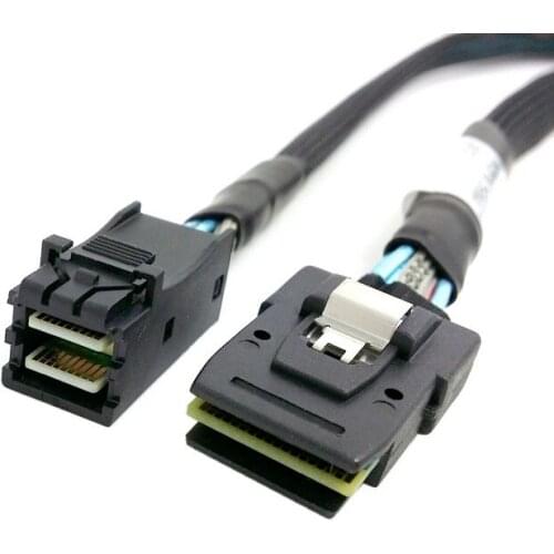 Xiwai Internal Mini SAS SFF-8087 to mini sas High Density HD SFF-8643 data Server hard disk raid Cable 50cm