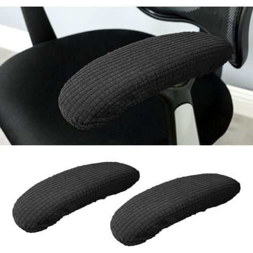 1 Pair Elastic Fabric Chair Armrest Covers Office Chair Arm Rest Pad Elbows slipcover