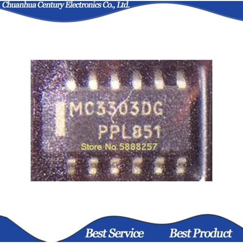 10 Pcs/Lot MC3303DR2G SOP14 New and Original In Stock