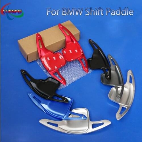2pcs Aluminum Car Steering Wheel Shift Paddle Extension Shifter For BMW 3 Series 5 Series X3 X5 X6 X7 Interior Accessories