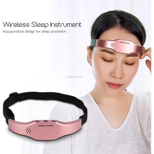 Wireless smart head massager decompression head physiotherapy stimulation wave massage relieve stress sleep relaxation