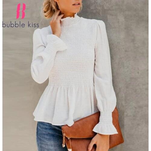 BubbleKiss Womens Long Sleeve Shirts