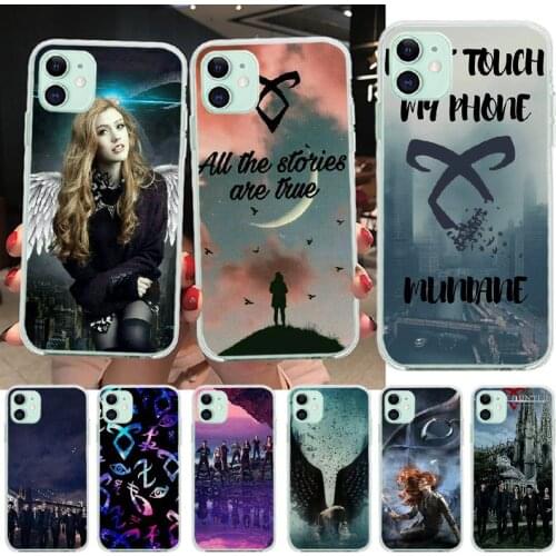 PENGHUWAN shadowhunters Coque Shell Phone Case for iPhone 11 pro XS MAX 8 7 6 6S Plus X 5S SE XR cover