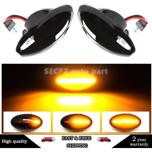 For BMW for MINI Cooper R50 R52 R53 2002-2008 Dynamic LED Side Marker Light Flowing Side Repeater Lamp Error Free Panel Lamp