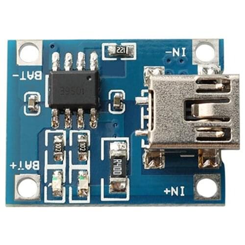 Mini USB Port Lithium Battery TP4056 1A Charger Module