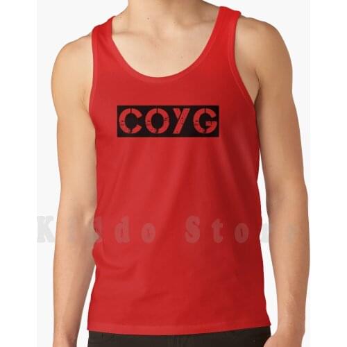 Coyg Tank Tops Vest 100% Cotton Coyg Come On Your Gunners Gunners The Gunners Premier England Football Football Clup