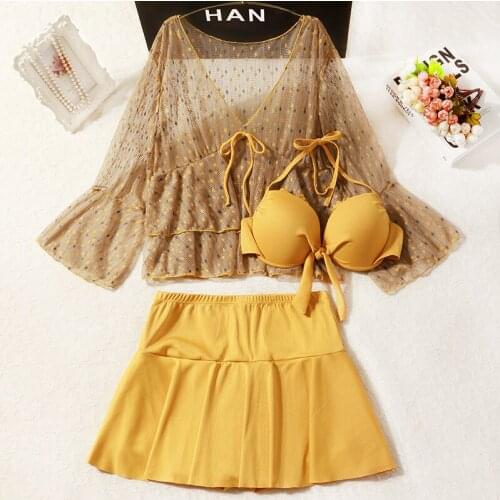 Meiqiaoyi Large Two-piece Swimwear