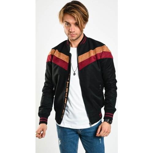 Mens Hooded Front Piece Black Raincoat New Season Seasonal Front Zipper Double Pocket Cuff Elastic Youth Style Sports Wear