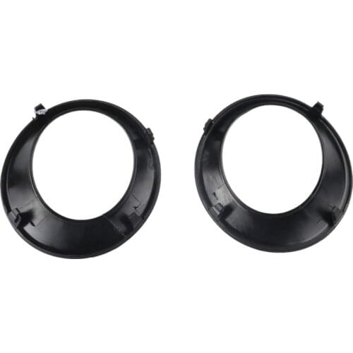 1Pair Left Right Primed Black Fog Light Lamp Trim Driving Light Cover Primed Grill Trims for BMW X3 E83 LCI 2007 2008 2009 2010