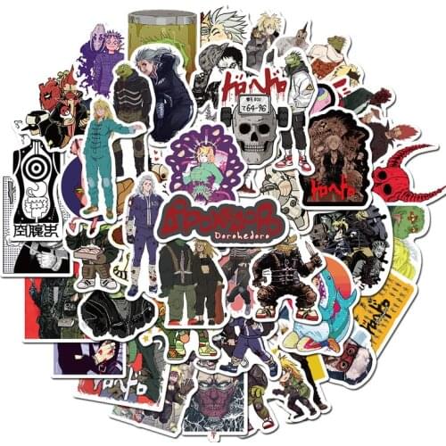 50PCS Dorohedoro stickers Skateboard Fridge Guitar Laptop Motorcycle Travel Luggage Classic Toy Sticker for Kid Gift