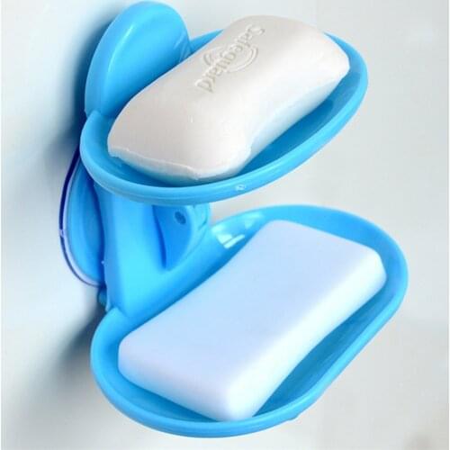 Charm Soap Box Trend Personality Modern Stylish Soap Dish Sucker Holder Novelty Usable