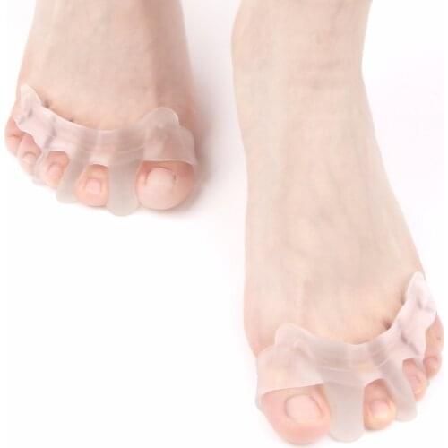 Toe Orthopedic Supplies Gel Toe Separator Stretcher for Dancer Yogis Athlete Bunion Relief Hammer Claw Crooked Toes Straightener