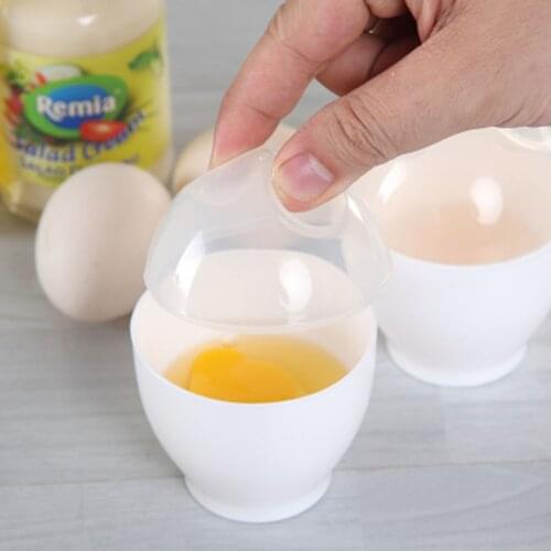 Plastic Microwave Egg Cooker Egg Boiler Mini Portable Quick Cooking Egg Cup Steamed Home Kitchen Tools for Breakfast Wholesale