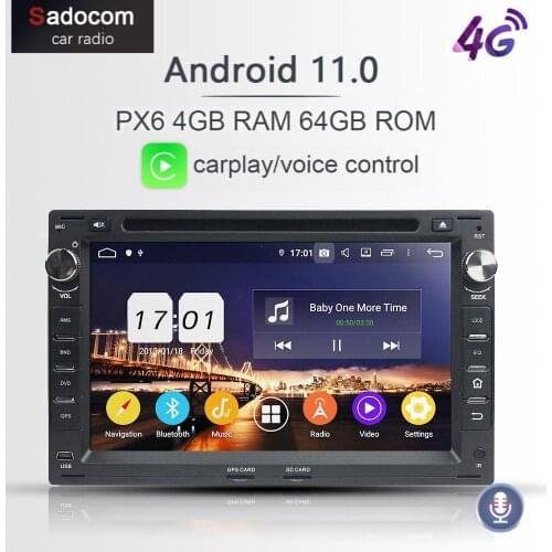 PX6 DSP Android 10.0 4G+64GB Car DVD Player GPS RDS autoradio wifi car radio For VW Passat B5 Golf Polo Bora Jetta skoda LTE